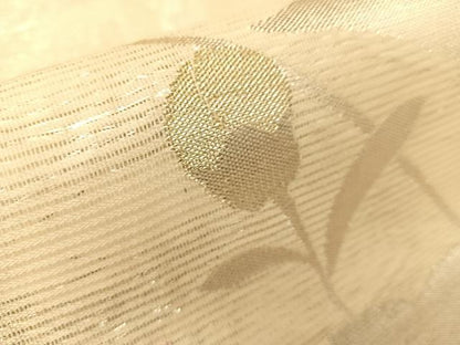 平和屋着物＊夏物 六通柄袋帯 桔梗文 金銀糸 正絹 逸品 BAAT0706yc