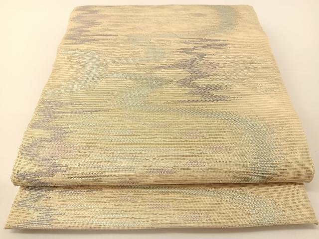平和屋着物＊夏物 六通柄袋帯 抽象文 正絹 逸品 BAAT0732yc