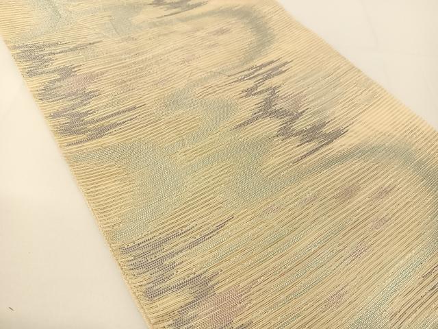 平和屋着物＊夏物 六通柄袋帯 抽象文 正絹 逸品 BAAT0732yc