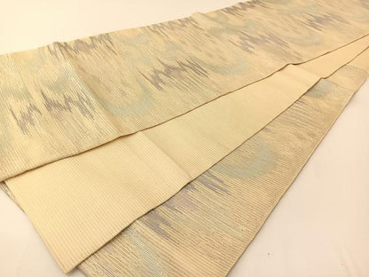 平和屋着物＊夏物 六通柄袋帯 抽象文 正絹 逸品 BAAT0732yc