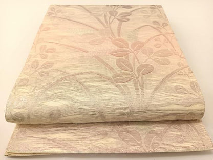 平和屋着物＊夏物 六通柄袋帯 萩文 正絹 逸品 BAAT0740yc