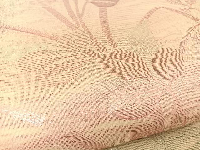 平和屋着物＊夏物 六通柄袋帯 萩文 正絹 逸品 BAAT0740yc