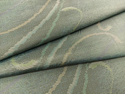 平和屋着物●本場大島紬 唐草文 正絹 逸品 BAAT0915yc