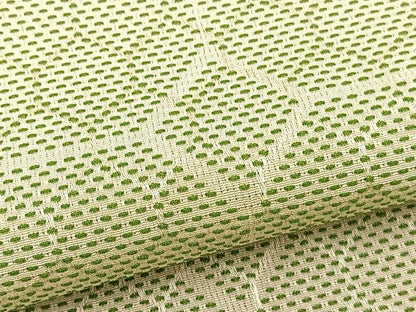 平和屋着物▽上質なお召 単衣 蜀江文 正絹 逸品 BAAT1104hv