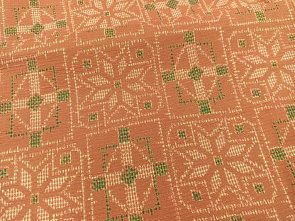 平和屋着物▽上質な紬 単衣 色紙重ね 正絹 逸品 BAAT1112hv