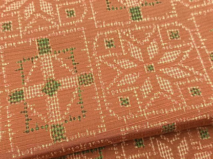 平和屋着物▽上質な紬 単衣 色紙重ね 正絹 逸品 BAAT1112hv