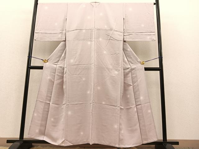 平和屋着物▽上質な小紋 単衣 蛍暈し 正絹 逸品 BAAT1127hv