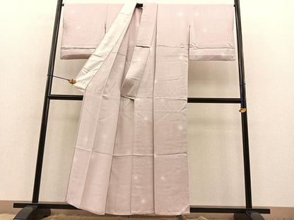 平和屋着物▽上質な小紋 単衣 蛍暈し 正絹 逸品 BAAT1127hv