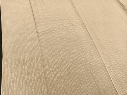 平和屋着物▽上質な小紋　単衣　よろけ縞　正絹　逸品　BAAT1141hv