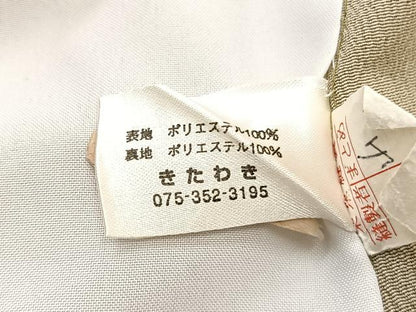 平和屋着物▽訪問着　単衣　辻が花　暈し染め　銀彩　洗える着物　BAAT1153hv