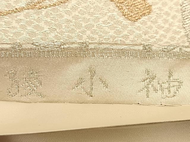 平和屋着物◎六通柄袋帯 唐織 綾小袖 金銀糸 正絹 逸品 BAAT1476gt