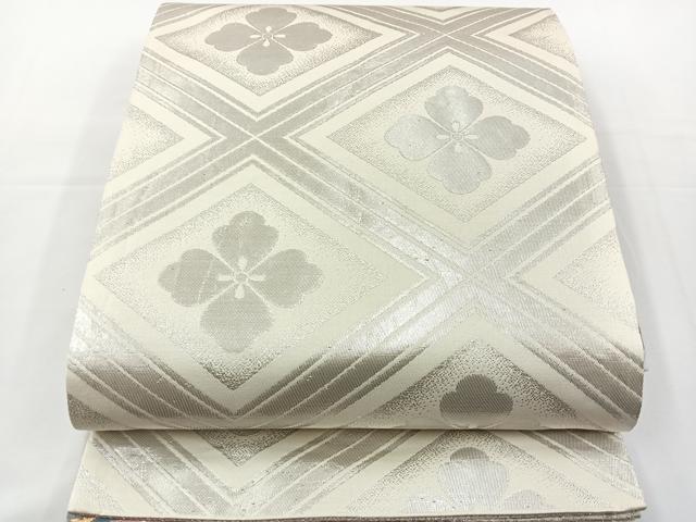 平和屋着物◎両面六通柄袋帯 唐織 正倉院花文 金銀糸 正絹 逸品 BAAT2629ea