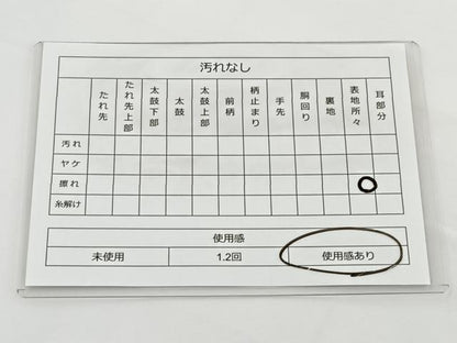 平和屋着物◎太鼓柄袋帯　螺鈿箔　横段文　正絹　逸品　BAAT2640ea