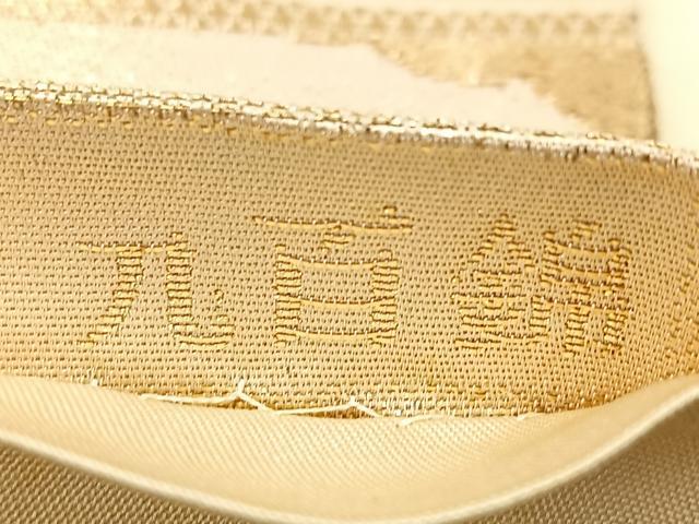 平和屋着物◎六通柄袋帯　唐織　花車花鳥文　九百錦　金糸　正絹　逸品　BAAT2749ea
