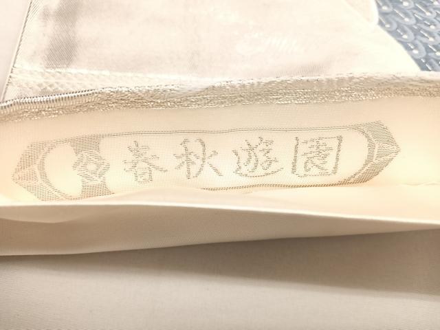 平和屋着物◎六通柄袋帯　唐織　春秋遊園　金銀糸　正絹　逸品　BAAT2841mz