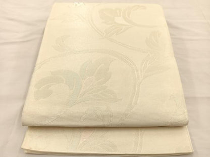 平和屋着物＊夏物 六通柄袋帯 花唐草文 正絹 逸品 BAAT3005hv