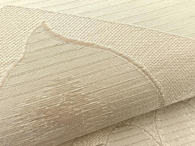 平和屋着物＊夏物 全通柄袋帯 亀甲花文 銀糸 正絹 逸品 BAAT3018hv
