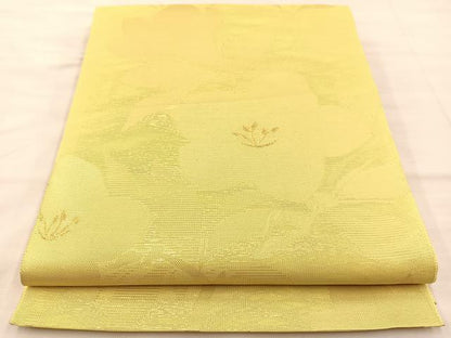 平和屋着物＊夏物 六通柄袋帯 桔梗 金糸 正絹 逸品 BAAT3142hv