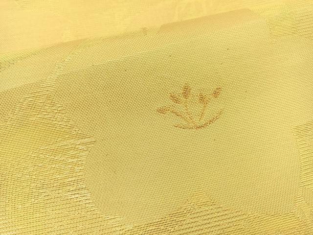 平和屋着物＊夏物 六通柄袋帯 桔梗 金糸 正絹 逸品 BAAT3142hv
