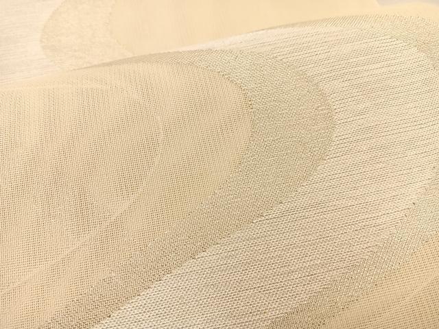 平和屋着物＊夏物 太鼓柄袋帯 流水文 銀糸 正絹 逸品 BAAT3151hv