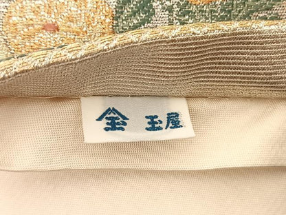 平和屋着物◎六通柄袋帯 地紙松文 金銀糸 玉屋 正絹 逸品 BAAT3584ui