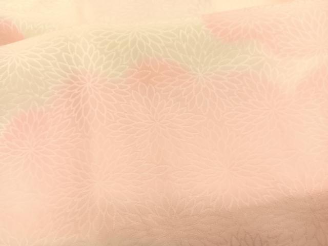 平和屋着物■長襦袢　袷　瑞雲　暈し染め　正絹　逸品　BAAT3774hv