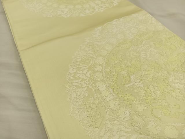 平和屋着物◎六通柄袋帯　唐織　狩猟文　正絹　逸品　BAAT3948xa