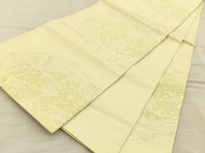 平和屋着物◎六通柄袋帯　唐織　狩猟文　正絹　逸品　BAAT3948xa