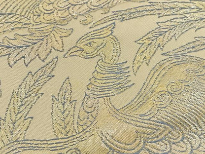 平和屋着物◎六通柄　本袋帯　鳳凰　銀糸　正絹　逸品　BAAT3965xa
