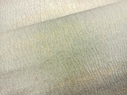 平和屋着物◎全通柄袋帯 ふくれ織 霞文 金糸 正絹 逸品 BAAT4847hz