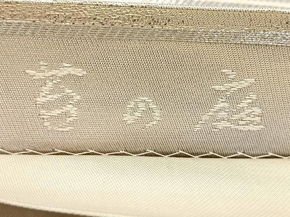 平和屋着物◎六通柄袋帯 苔の庭 銀糸 正絹 逸品 BAAT6059ea