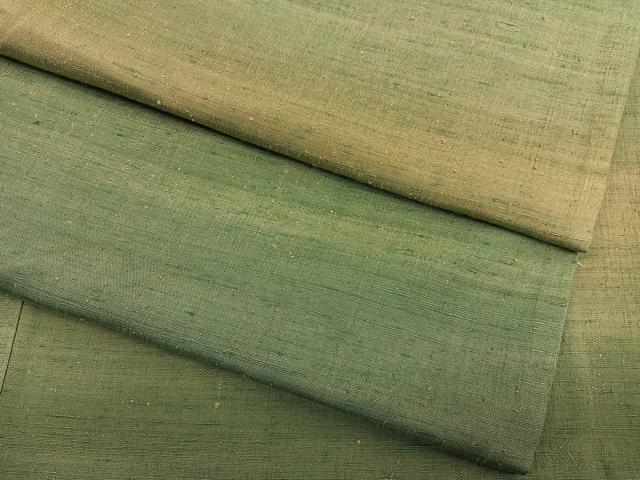 平和屋着物●上質な紬 霞文 正絹 逸品 BAAT6625hv