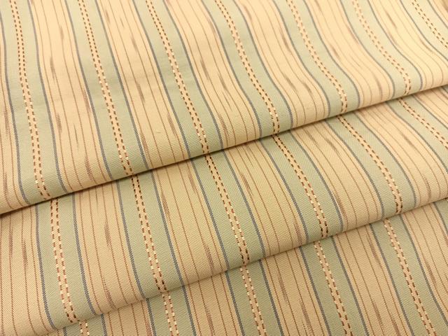 平和屋着物●上質な紬　間道　正絹　逸品　BAAT6636hv