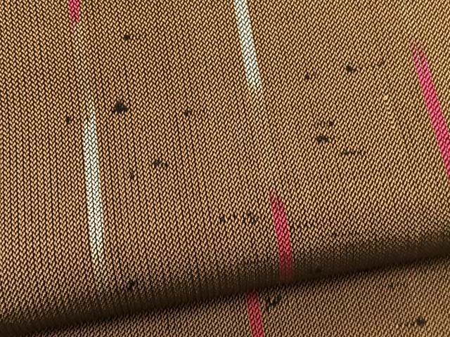 平和屋着物●上質な紬 絣文様 正絹 逸品 BAAT6733hv