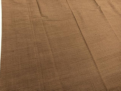 平和屋着物●男性　紬　アンサンブル　亀甲文様　正絹　逸品　BAAT6743hv