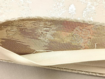 平和屋着物◎六通柄袋帯 古京錦 二重引箔 風景文 正絹 逸品 BAAT6958ph