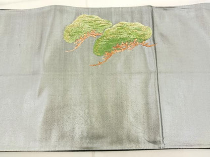 平和屋着物◎太鼓柄袋帯 松 金銀糸 正絹 逸品 BAAT7081ph