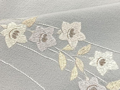 平和屋着物●訪問着 総刺繍 舞花文 さが美扱い 正絹 逸品 BAAT7238hv