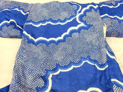 平和屋着物[]七五三　女の子　３歳　祝着　三つ身　被布セット　雲重ね文　逸品　BAAT7316mz