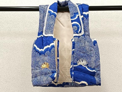 平和屋着物[]七五三　女の子　３歳　祝着　三つ身　被布セット　雲重ね文　逸品　BAAT7316mz