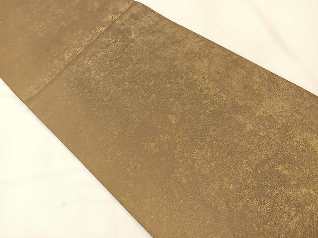 平和屋着物◎六通柄袋帯 霞文 引箔 正絹 逸品 BAAT7637ow