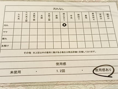 平和屋着物◎六通柄袋帯 立波文 銀糸 正絹 逸品 BAAT8047yc