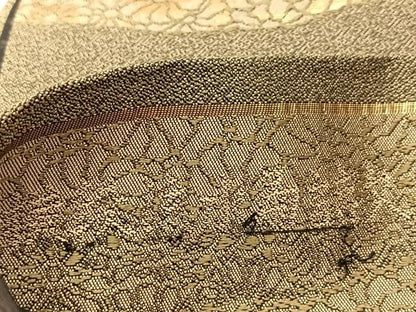 平和屋着物◎六通柄袋帯 唐織 菊水 金糸 正絹 逸品 BAAT8164yc
