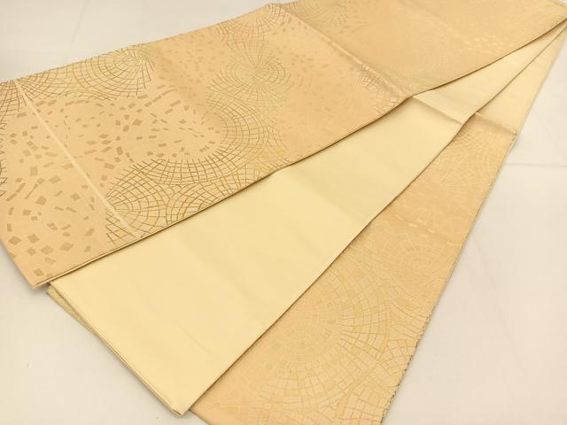 平和屋着物◎西陣 六通柄袋帯 うづまき 金糸 正絹 逸品 BAAT8248yc