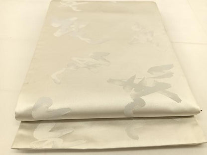 平和屋着物◎六通柄袋帯 文字文 正絹 逸品 BAAT8342yc