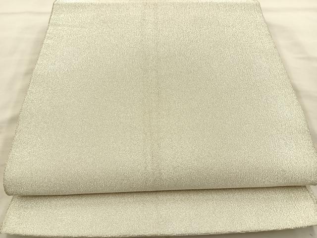 平和屋着物◎綴れ 全通柄袋帯 霞文 銀糸 正絹 逸品 BAAT8620fc