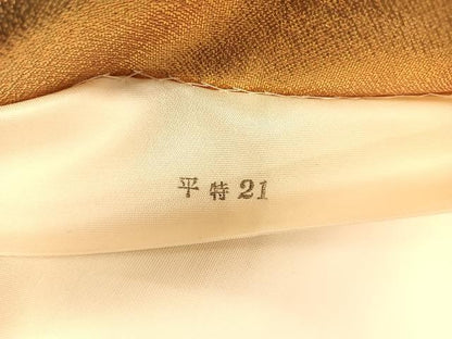 平和屋着物◎六通柄袋帯 唐織 京洛百景文 金糸 正絹 逸品 BAAT8828fc