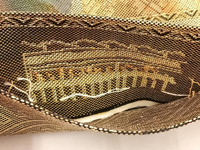 平和屋着物◎六通柄袋帯 笠松文 金銀糸 正絹 逸品 BAAT8900yt