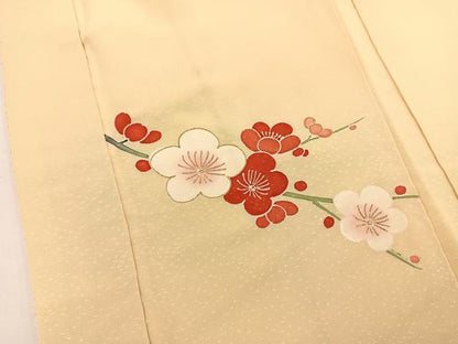 平和屋着物＃羽織 刺繍 枝梅 金彩 正絹 逸品 BAAT8963gt