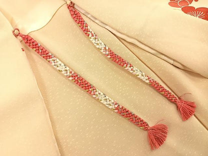 平和屋着物＃羽織 刺繍 枝梅 金彩 正絹 逸品 BAAT8963gt